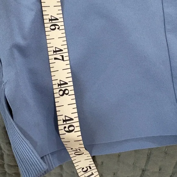 Athleta Brooklyn Jumpsuit Blue 4 petite - Picture 4 of 6